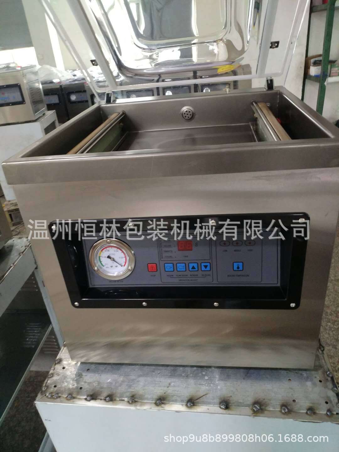 Direct export DZ-400 single-room food vacuum packer, internal vacuum shutter