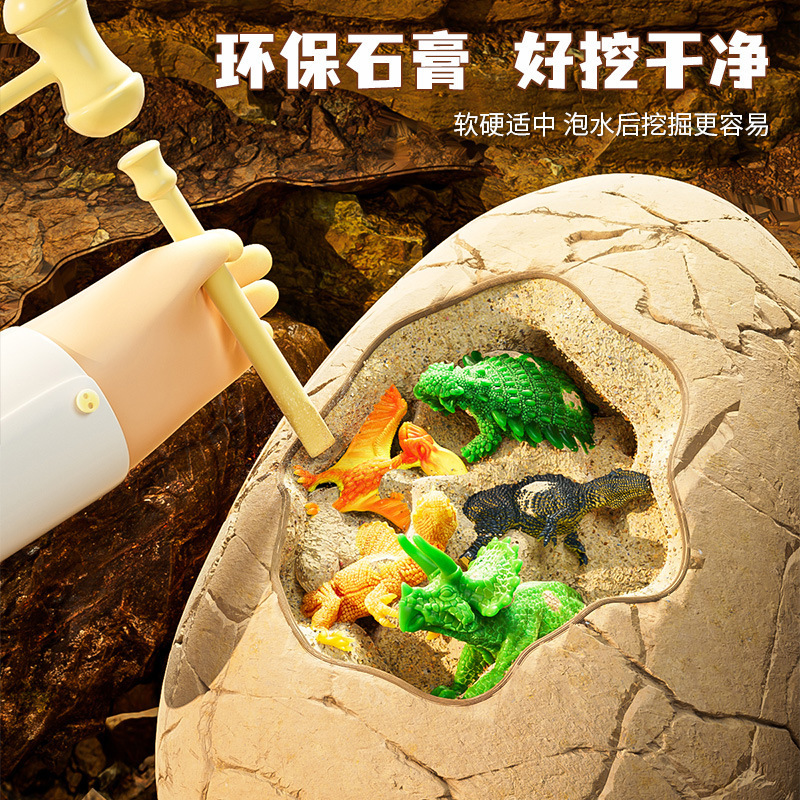 Khám phá khảo cổ của trẻ em về món trứng khủng long hóa dầu của cậu bé và cô gái bị mù tay khi đào bới kho báu 5
