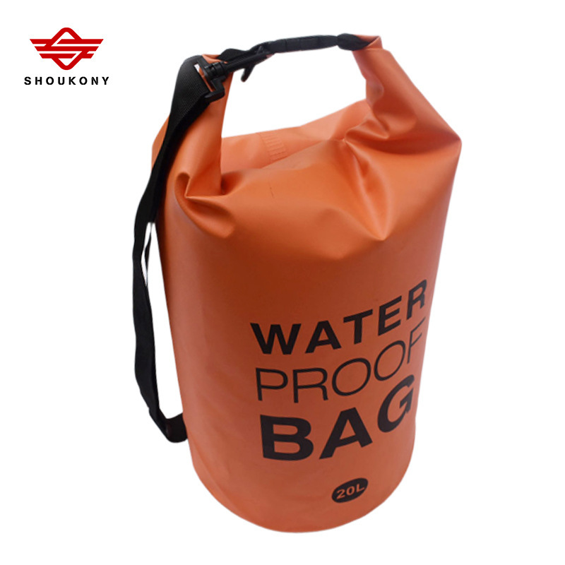 Diving bag waterproof barrel bag trip to collect sports bag and beach camp swim bag 20L waterproof beach bag