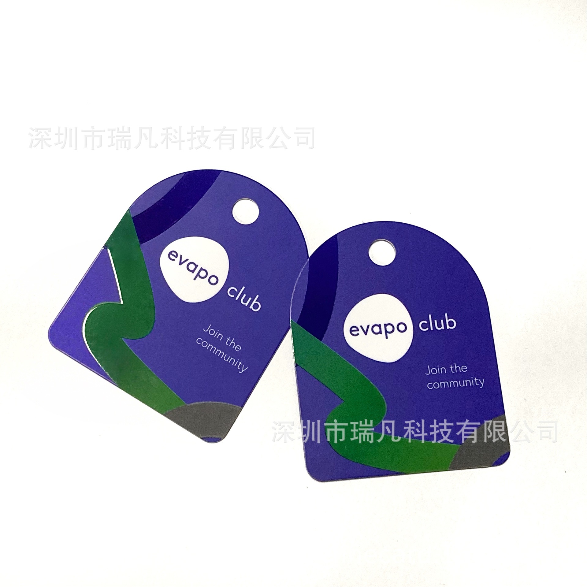 迷你小巧吊牌磁条卡打孔房卡俱乐部游戏卡个性化透明光油UV凸工艺