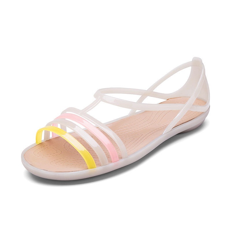 2024 Cross-border wholesale export of outdoor Amazon independent stations selling outdoor coloured Jell-O sandals 35-40 yards