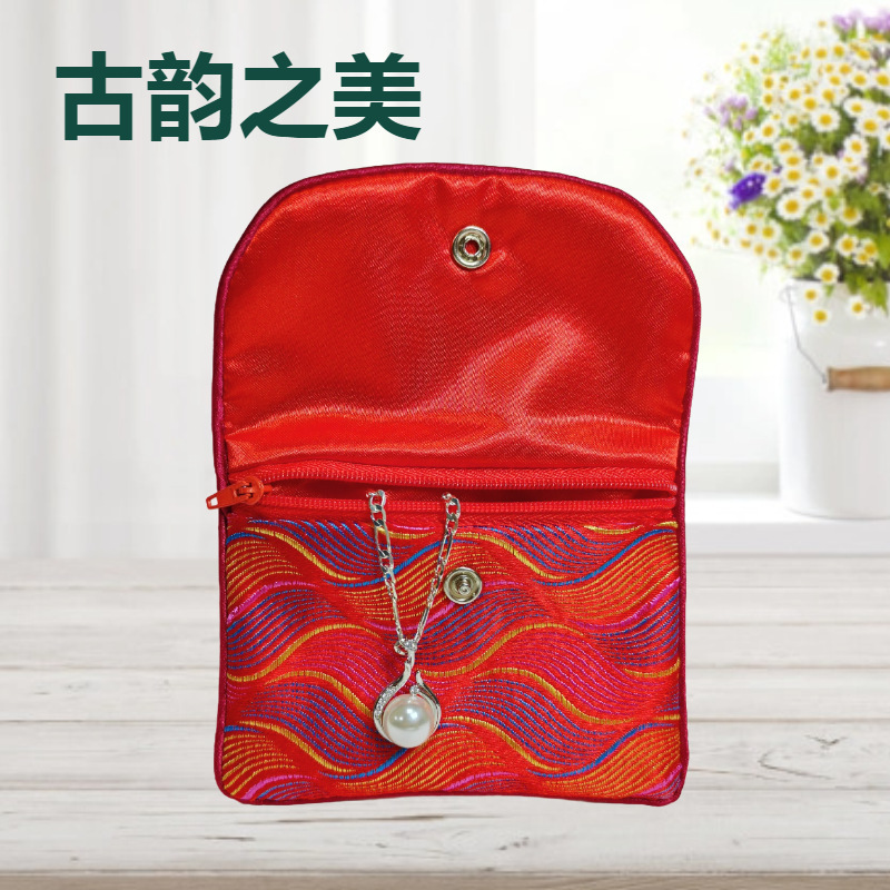 New embellishment velvet bag bag, dust-proof bag, silk-printed logo at the knapsack factory