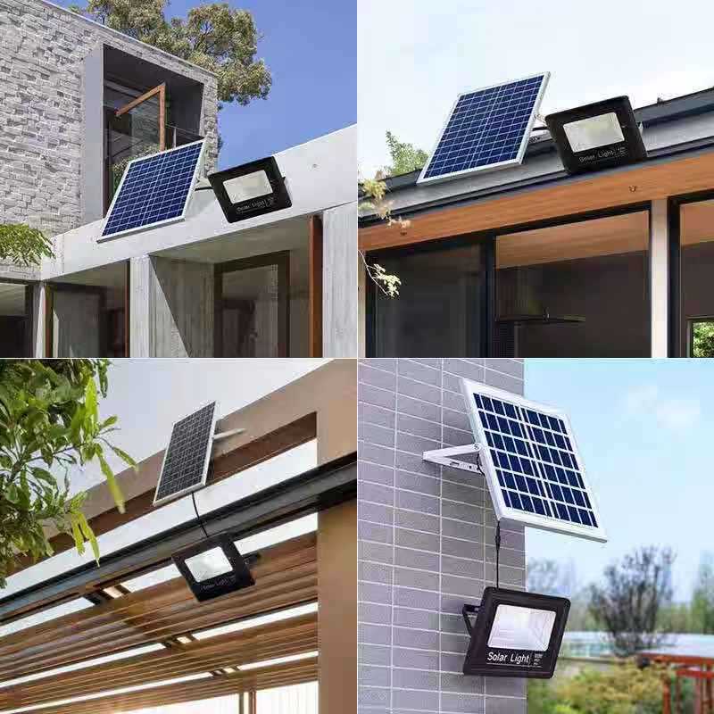 Supply of a double-coloured RGB outdoor lawn view of the Amazon solar led light