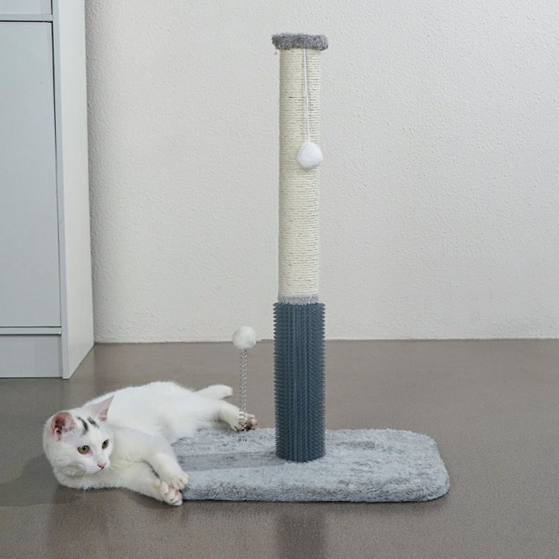 新品外贸可拆底座猫爪柱猫树小型猫咪爬柱跳台猫架猫玩具