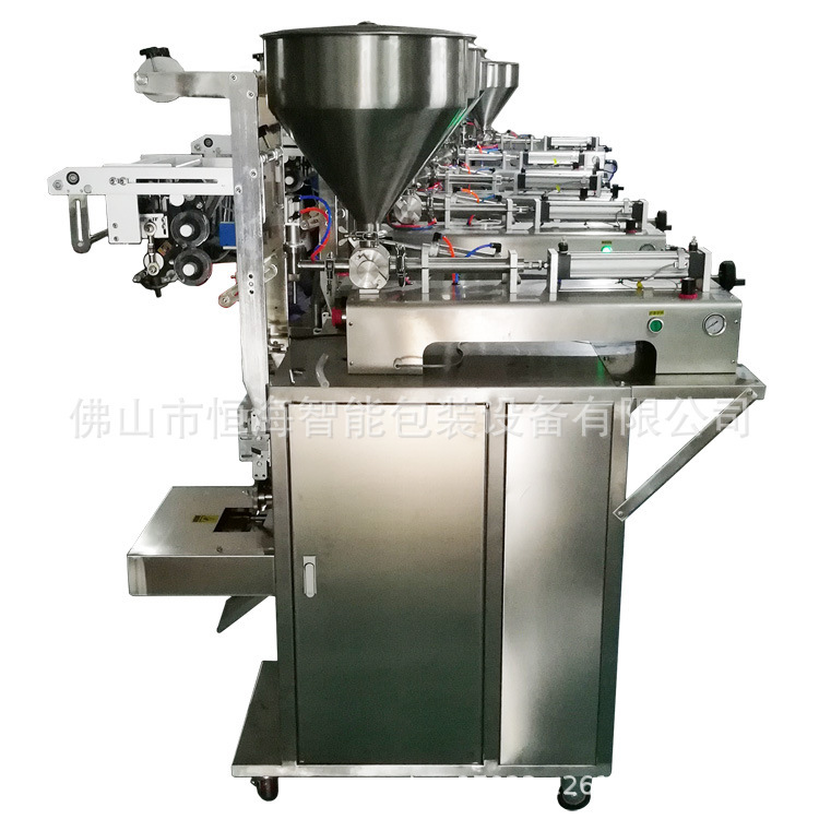 The permanent sea packaging machine, which supplies the egg yolk packaging machine, liquid ointment filling seal packaging machinery