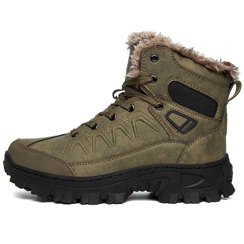 2024 Cross-border wholesale sports, male outdoor cotton shoes, snow boots, mountain shoes, male shoes