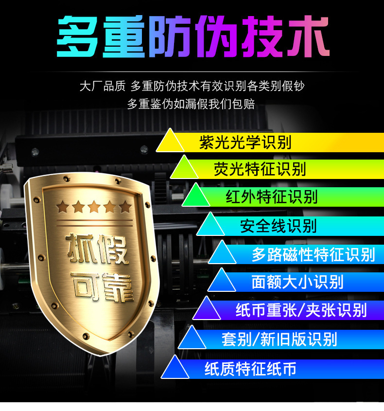 廠家批發人傑810B驗鈔機 銀行專用點鈔機扎把捆錢扎錢自動捆鈔機