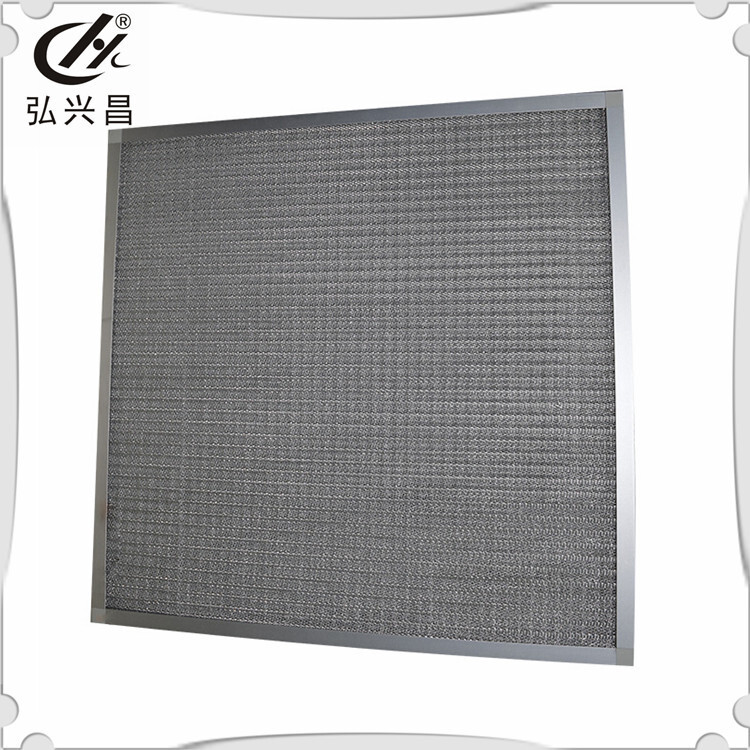 Process custom, aluminum-coated initial net filter, aluminum-coated net filter, a diamond-shaped hole metal filter.