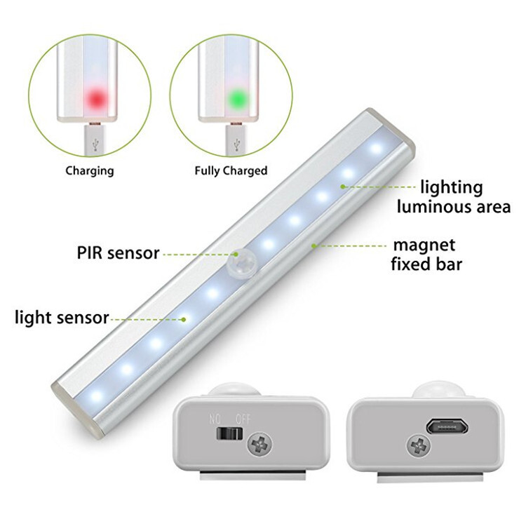 Sắp xếp chéo phiên bản bán của đèn điện từ USB litium