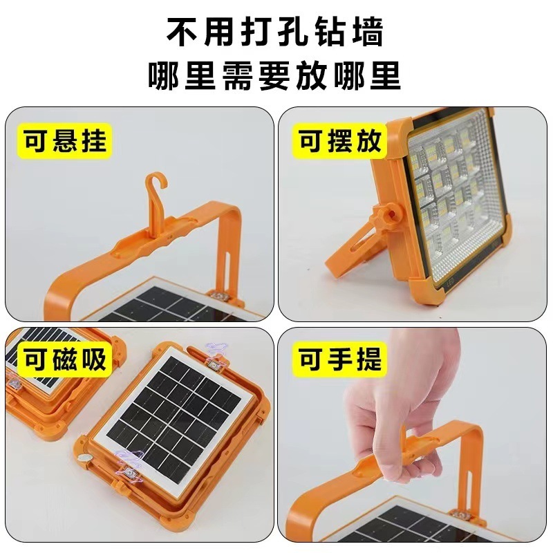 Emergency lighting in camps outside the solar LED lighthouse users will carry hand-held lighting in five rooms with the night market