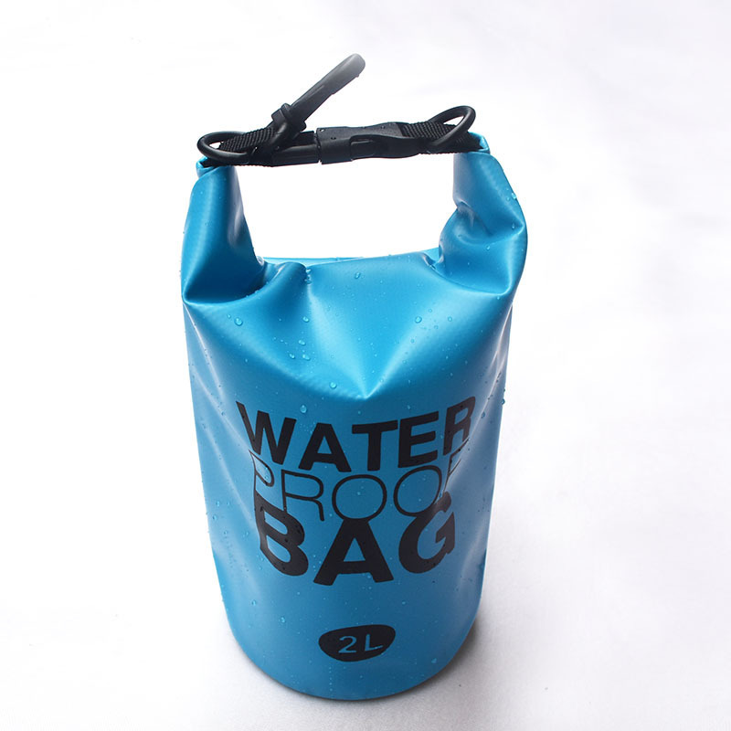 Outdoor sports 500 dPVC net waterproofing bag, outdoor waterproofing bag, waterproofing barrel drifting house bag 2L