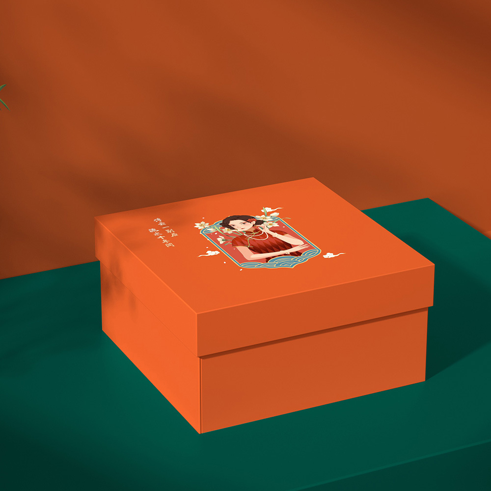 The new double-opener gift box is in large quantities printed on top of the midday cover box.