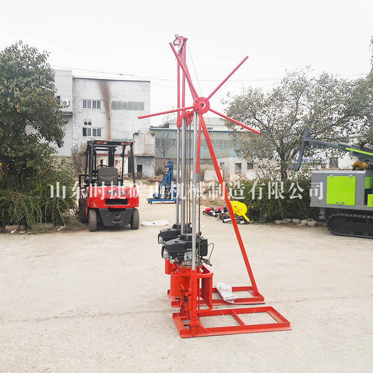 Portable geological exploration core sampling rig 30 metres of concrete drill angle driller