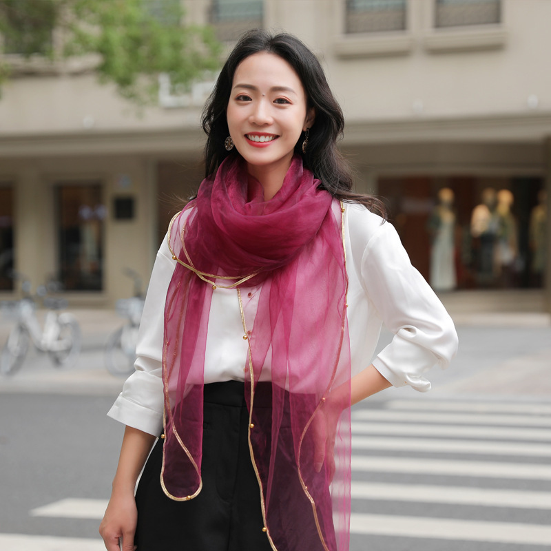 Korean fashion ogan shawl.