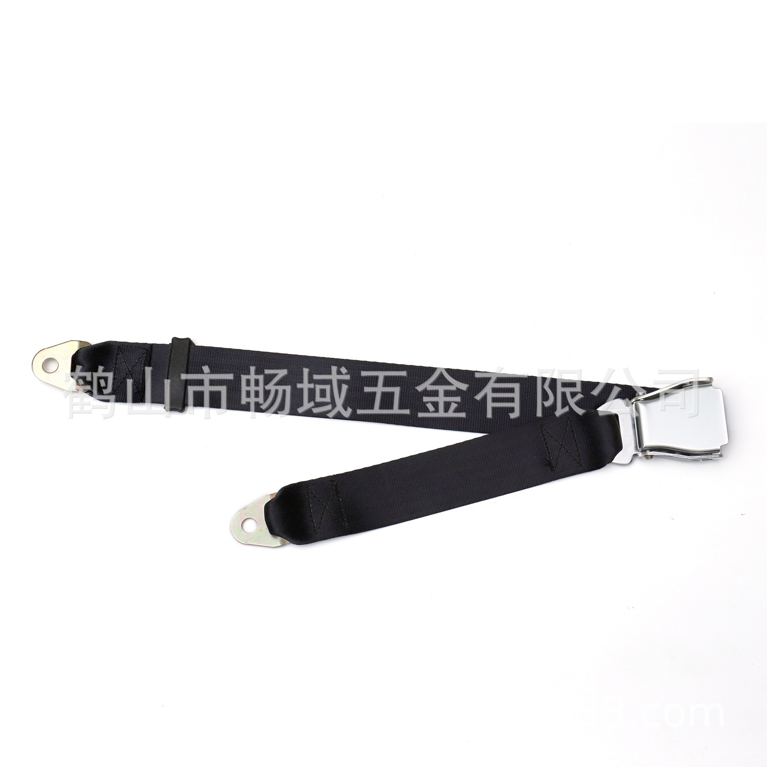 Seat belt, two-point aircraft seat belt, stainless steel belt, CY 701.