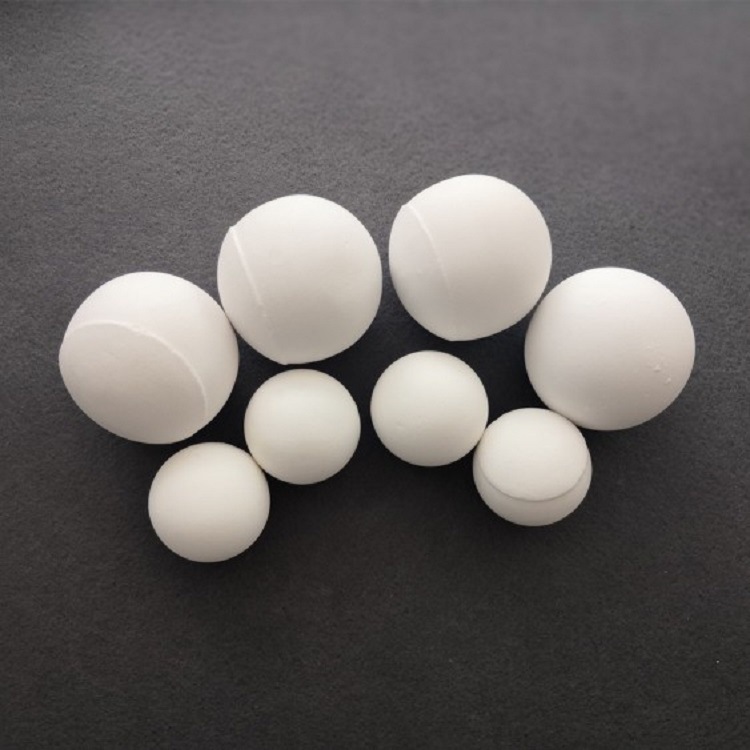 Aluminium oxide porcelain beads in rolling form for milling of non-metal mineral powder