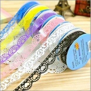 Middle lace-side tape, decorated DIY sticker, Korean DIY manual album parts, fancy random.