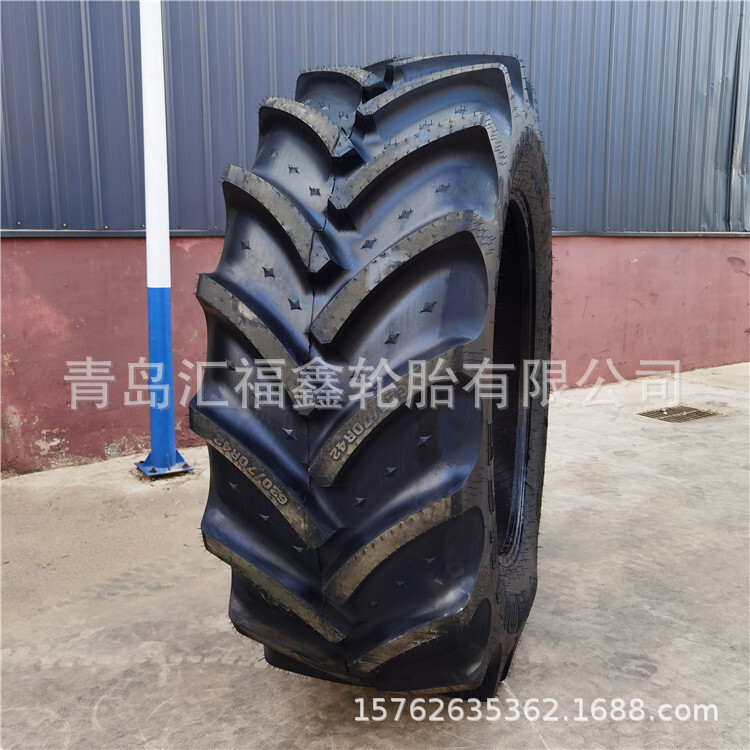 Accompany harvester, agricultural meridian tire tractor tire 620/70R42