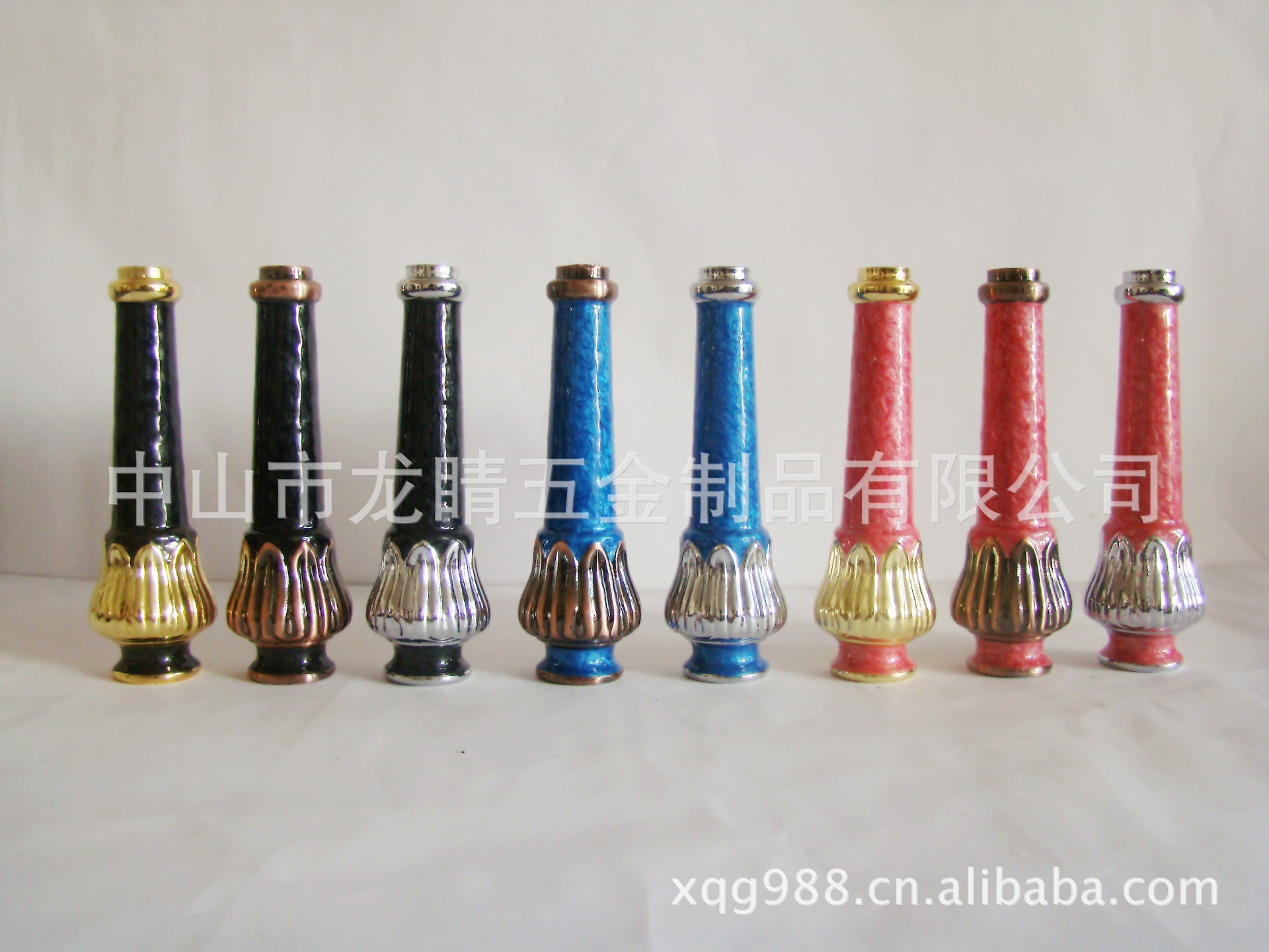 Colour-coloured metal drip oil process creative plume