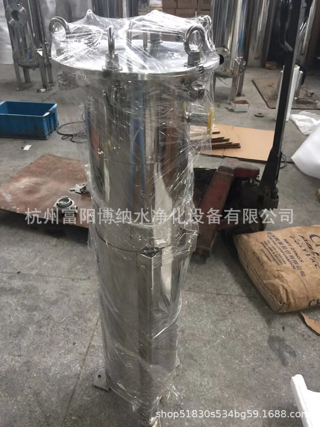 1號2號單袋袋式過濾器 多袋式過濾器 法蘭吊環帶腳袋式過濾器