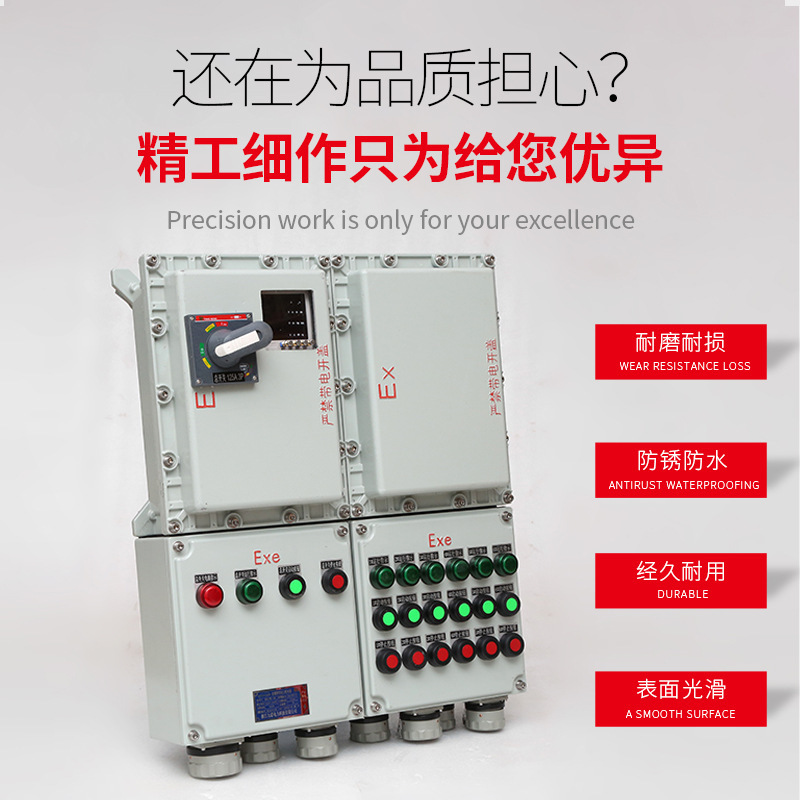 非標定做防爆照明動力配電檢測箱  防爆接線箱防爆控制箱