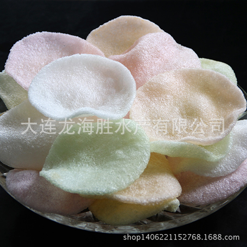 Shrimp chips, wholesale rest, easy storage, delicious bags of shrimp.