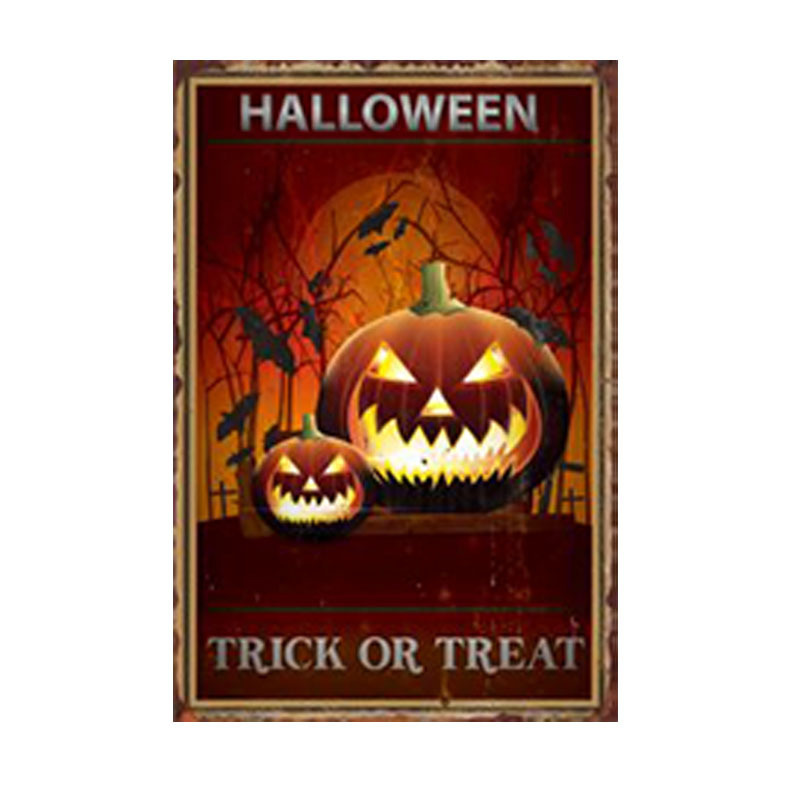 Những bức tranh bằng sắt, những bức tường thiêng liêng của Halloween, những bức tường ngăn nắp, bầu không khí lễ hội, những bức tranh cũ bằng sắt.