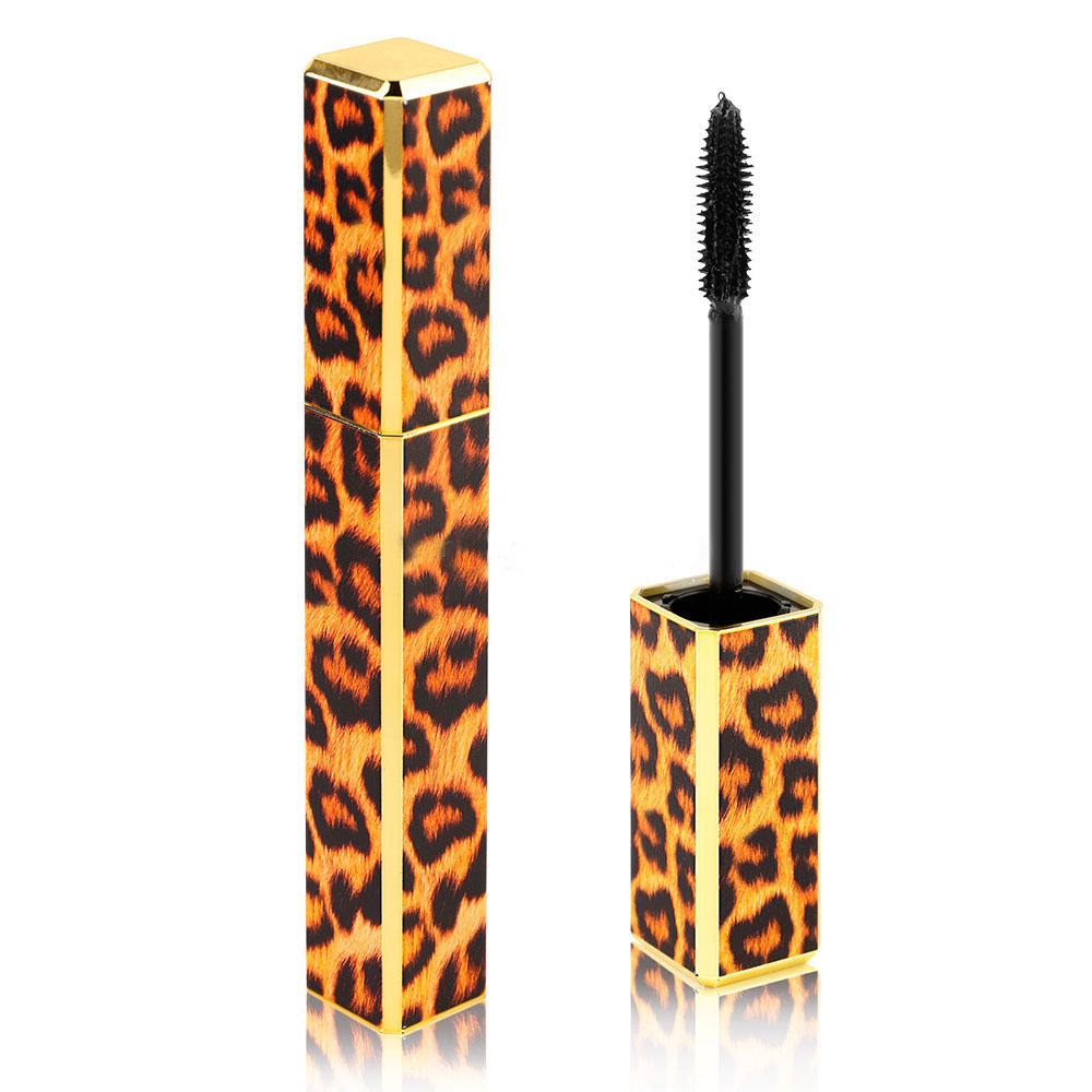 Leopard 사각 mascara, 로고 없음, 컬리 없음, 두꺼운 mascara의 교차 국경 화물.