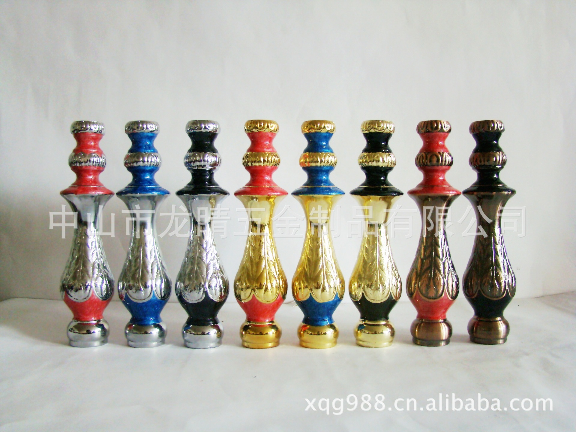 Colour-coloured metal drip oil process creative plume