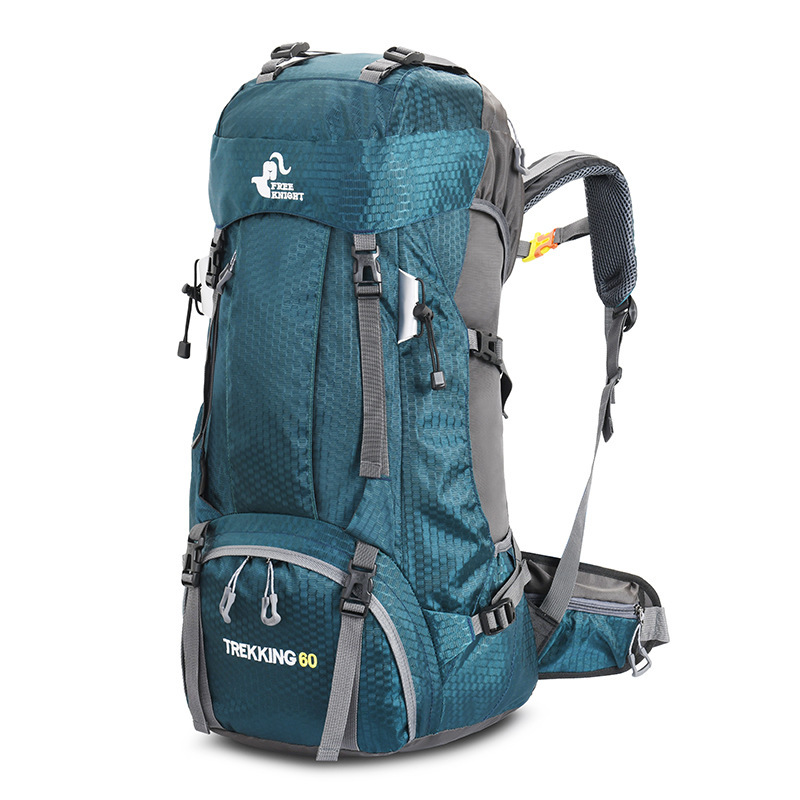 FREE KNIGHT 60L shoulder backpacks, hiking backpacks, climbing packs, rain masks.