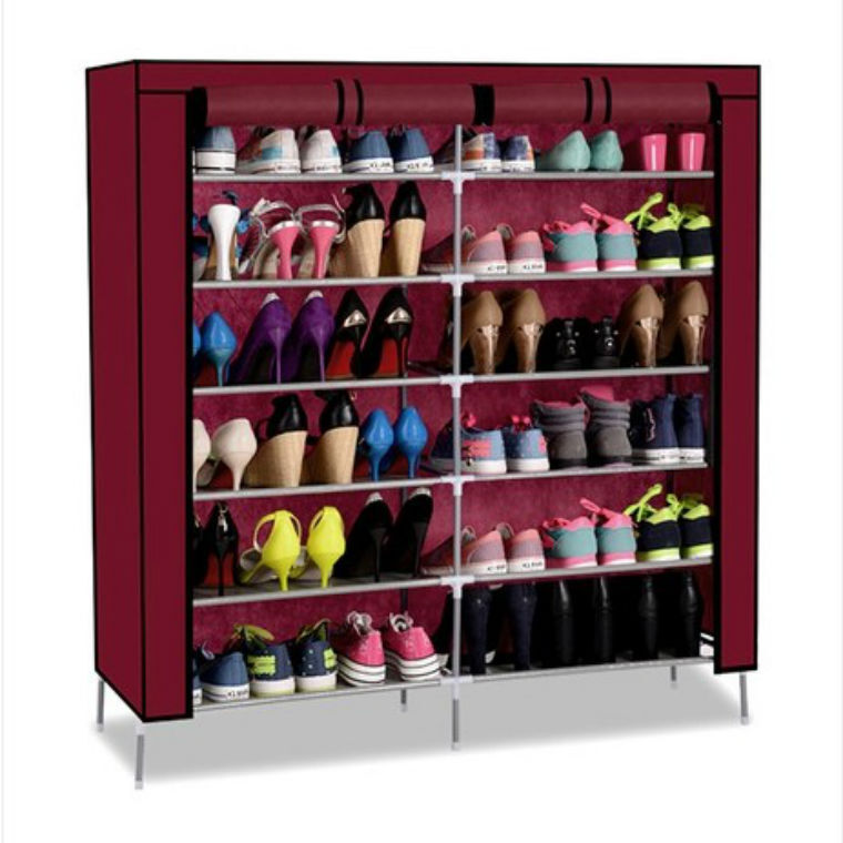 A new shoe cabinet of 2017, a small flower chop shelf, a large shoe shelf, a hairdresser's wholesale.