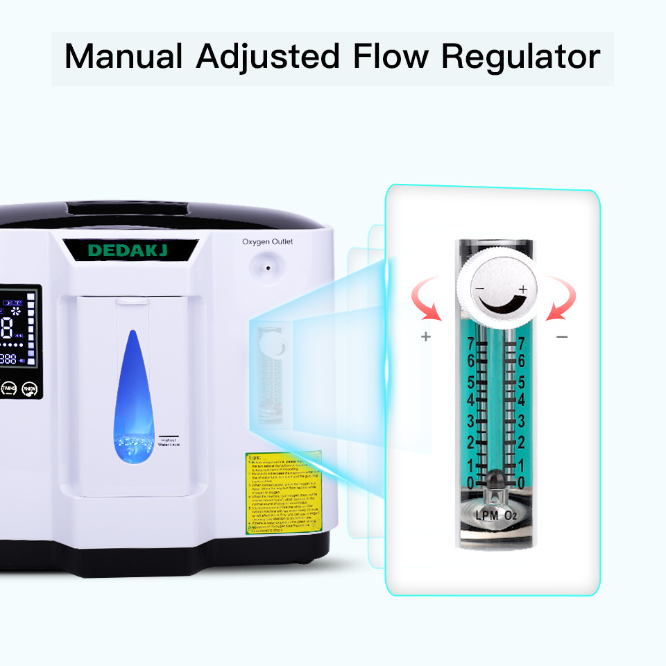 DEDAKJ源頭廠家出口加工定製1L家用動物製氧機 寵物吸氧機制氧機