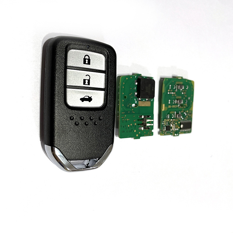 Chìa khóa xe với bảng mạch cho tần số 433 của Honda, 47 chip, 3 chìa khóa.