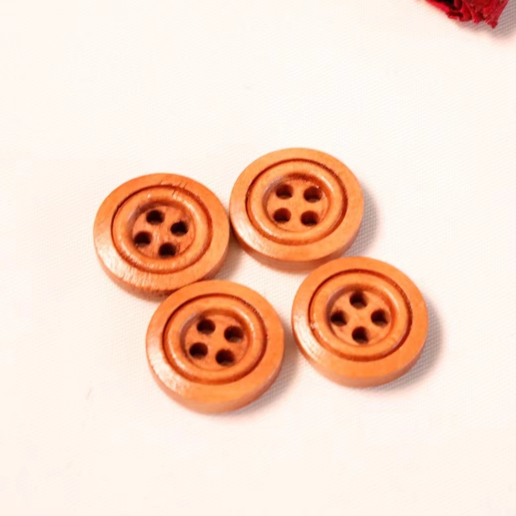 Wood oxen horn buttons for 100 men and women with windshirt buttons and jacket buttons for children