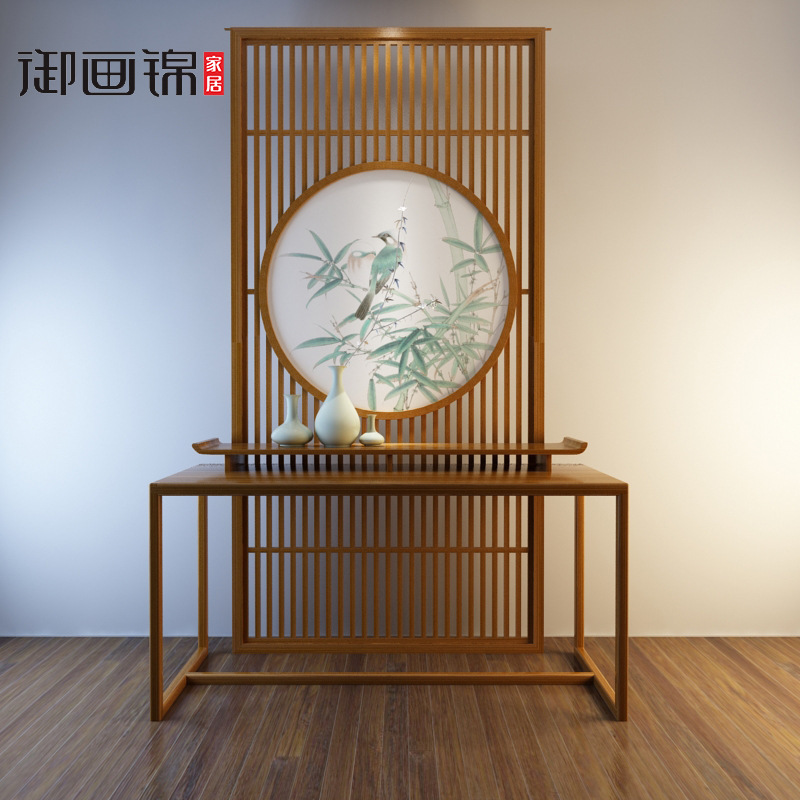 The Chinese solid wood screen combinations cut off the emptiness screen combination of the table halls and the hotel.