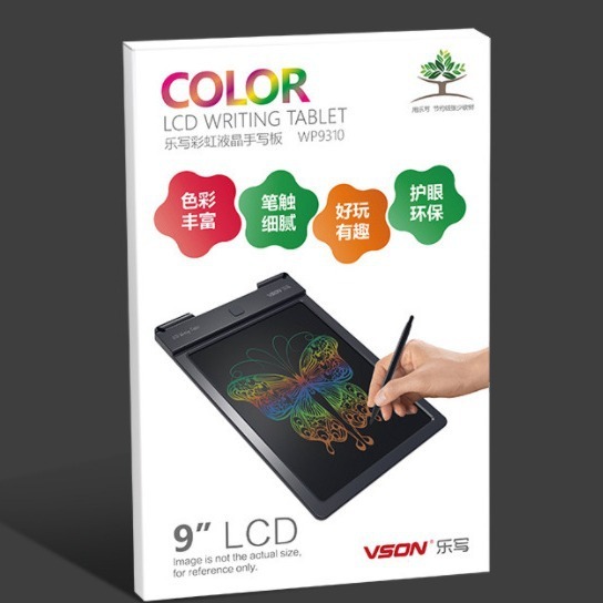 เล่นเพลงประกอบสี 9 นิ้ว, LCD, LCD, แบบร่างข้อความ สําหรับบทเรียนการตกแต่งของเด็กๆ