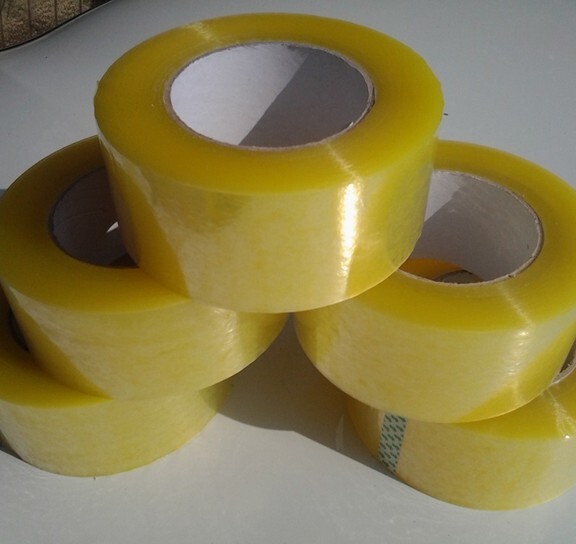 Pack tape translucent tape box tape width 48mm*200m thick 25mm BOPP tape