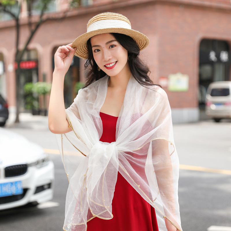 Korean fashion ogan shawl.