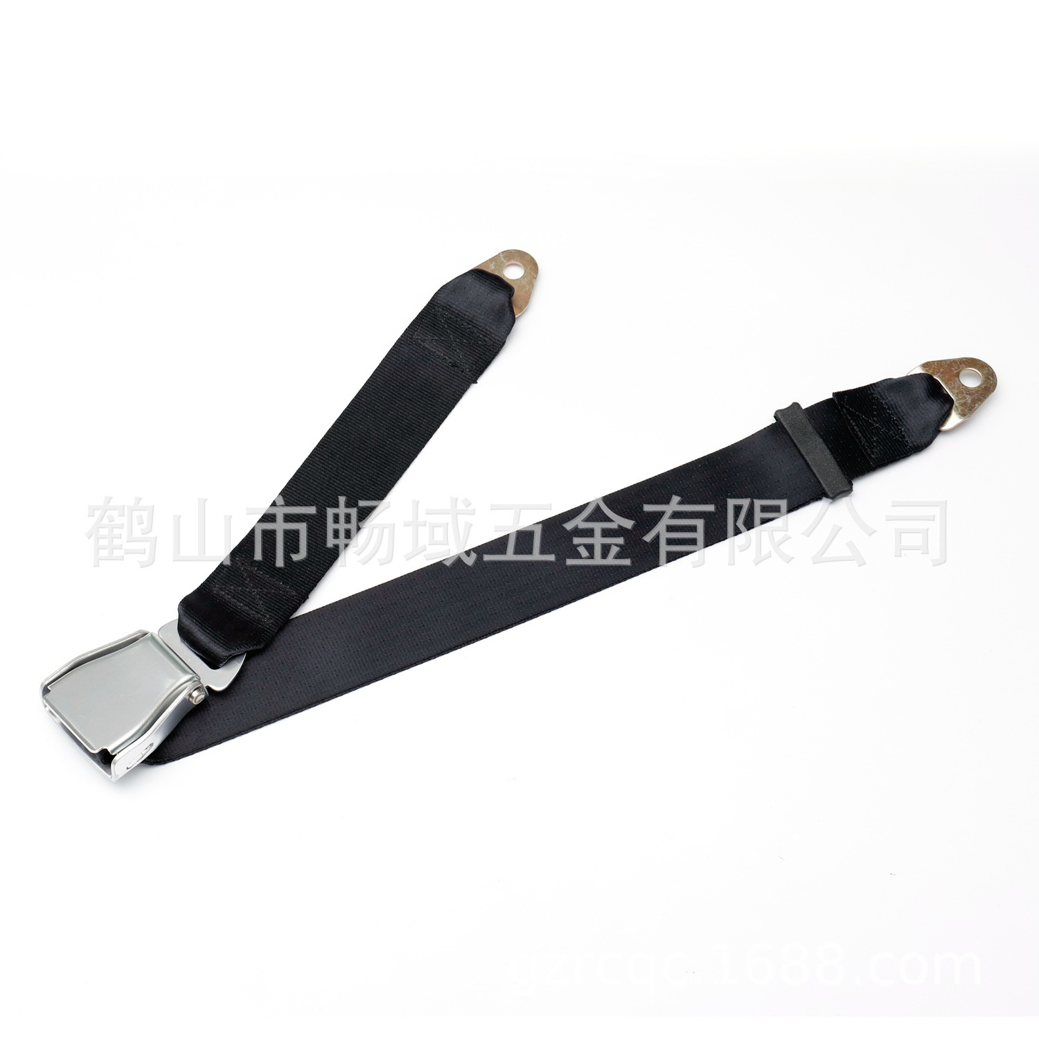 Seat belt, two-point aircraft seat belt, stainless steel belt, CY 701.