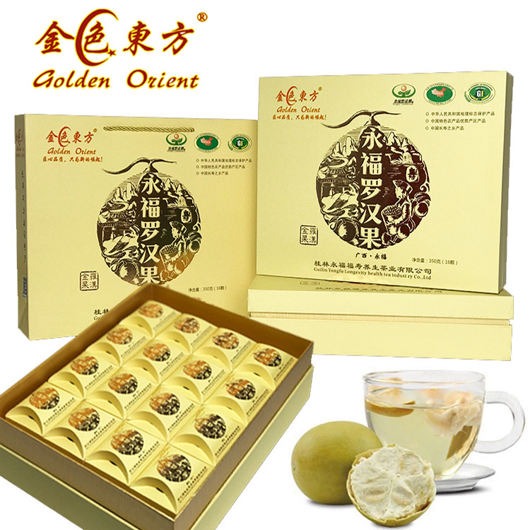 Golden East, Yongfook Hango gold box, 16 giant fruit with vacuum dehydrated gold,