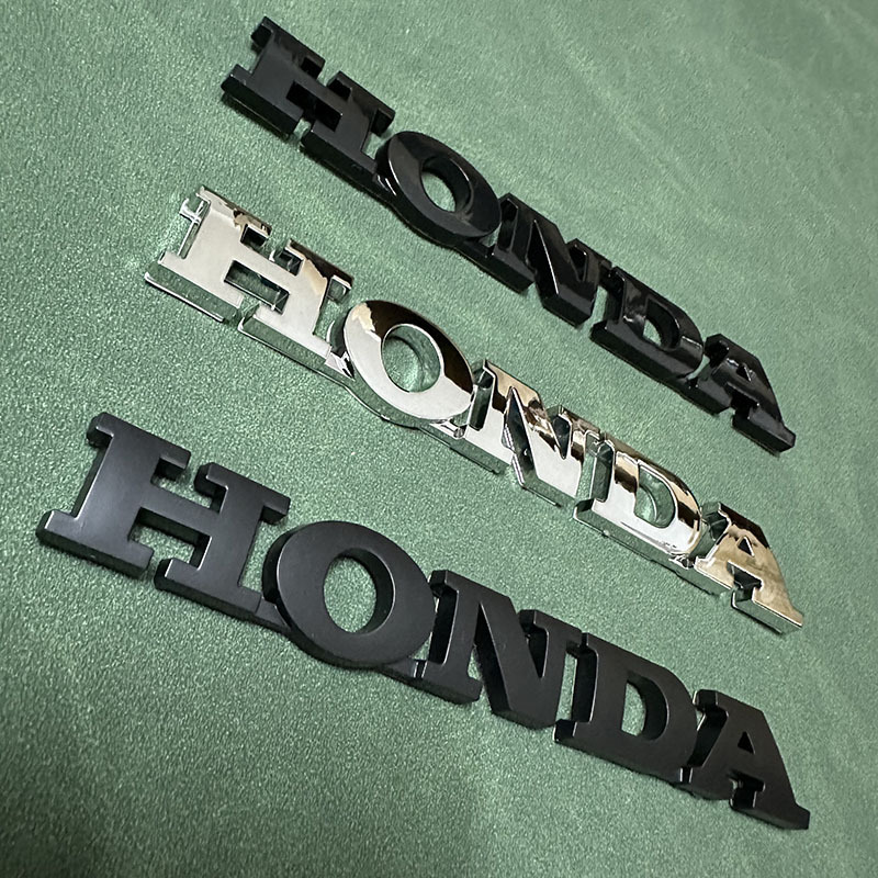 For Honda's car trunk decorating label HONDA to modify black car markings.