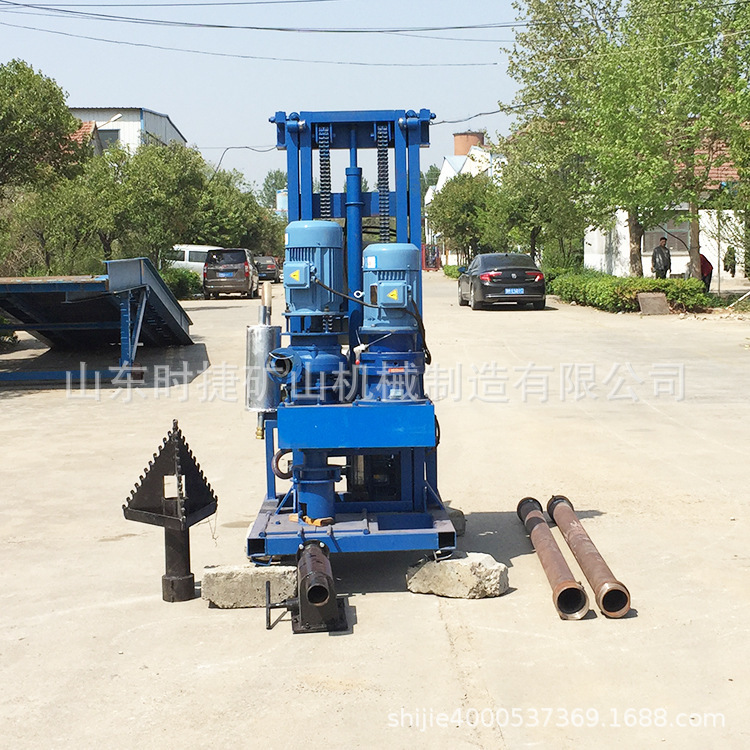 Cash explosion anti-recycling well rig, large caliber deep well equipment, electric hydraulic rig