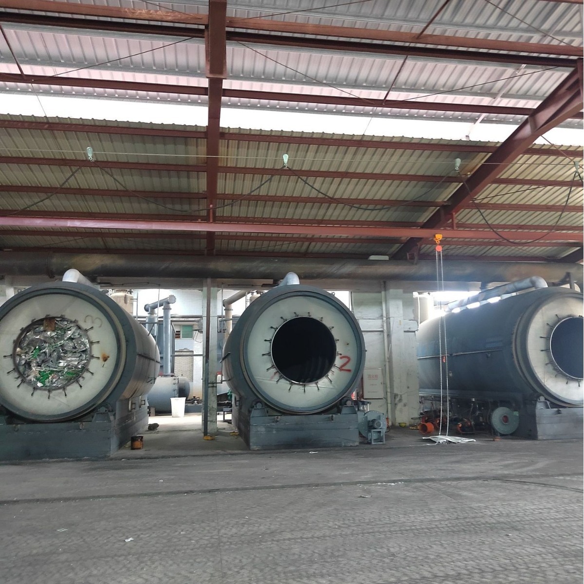 Recycle and reuse of waste tyre refining equipment waste tyre handling equipment