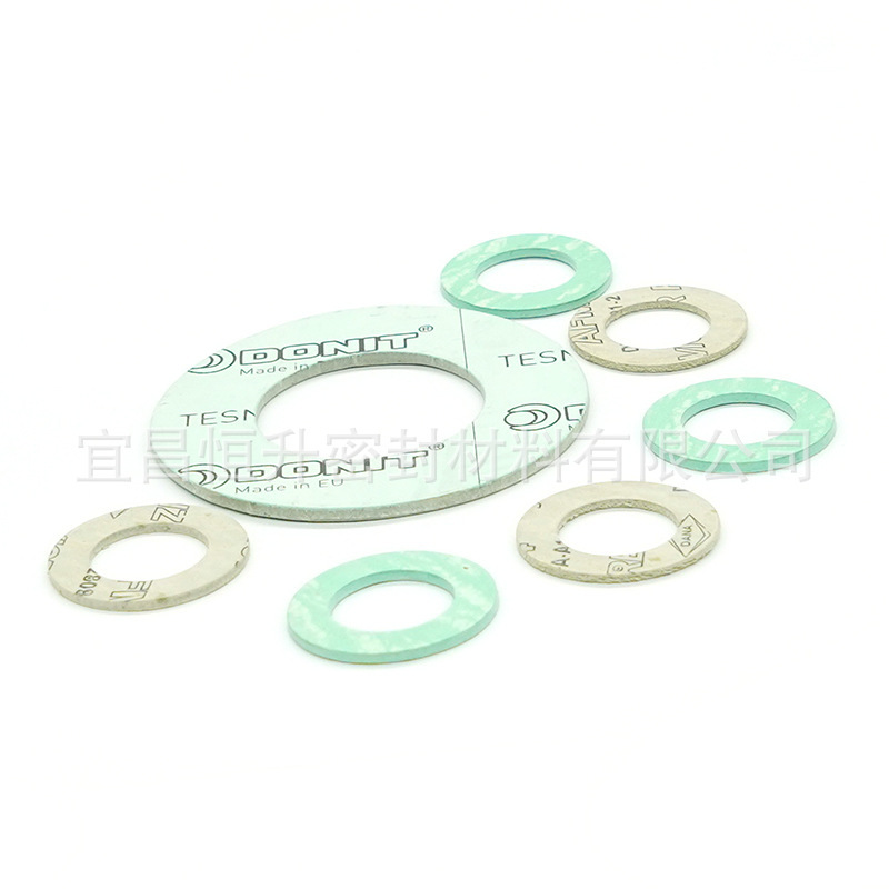 Non-asbestos gaskets (non-asbestos synthetic fibre gaskets) isotyped high pressure asbestos sheeting Fixed sealed fittings