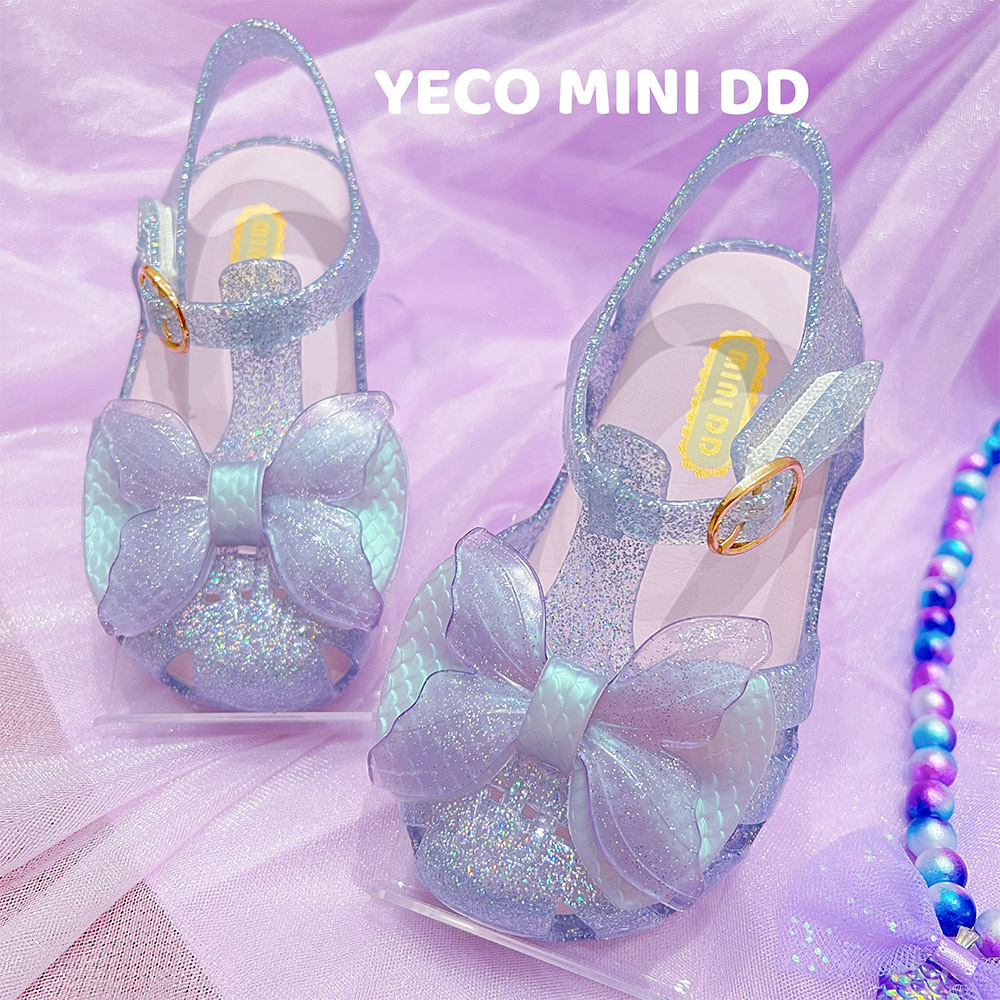 Spring 2024, new child sandals, baby princess shoes, baby mermaid jelly shoes spring