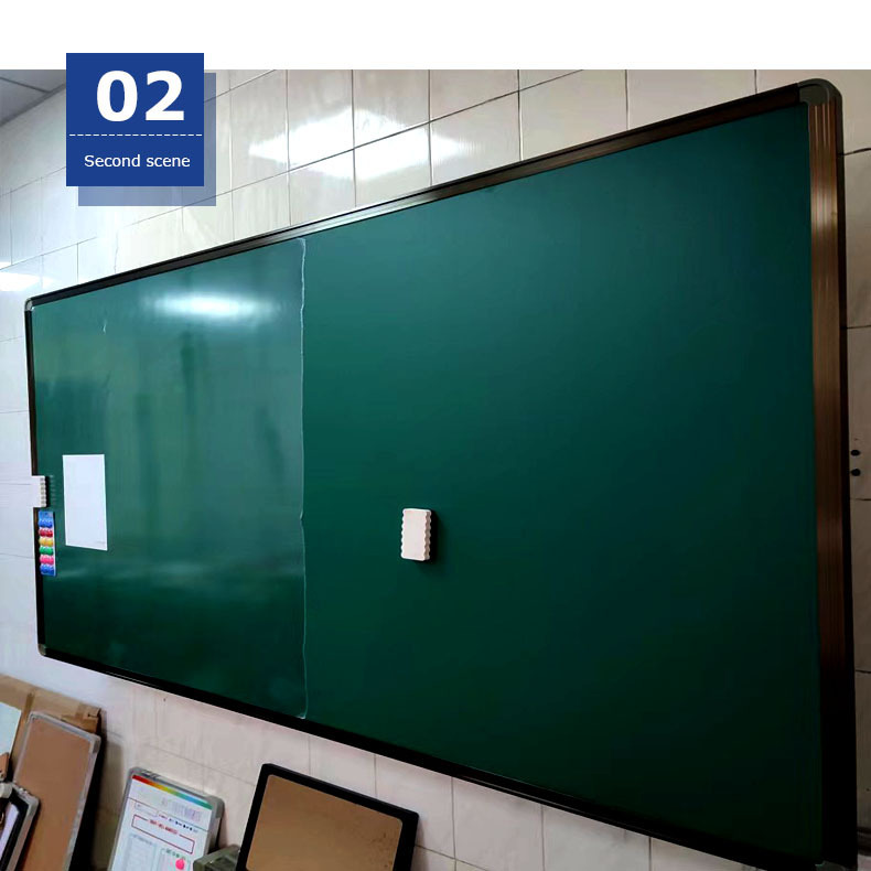 School classroom education at the factory ' s own-account training sessions for the teaching of the magnetic board green board