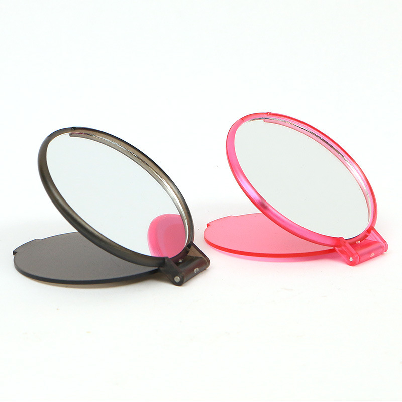 Gương tròn đơn di động Gương kính đơn cho phòng tắm ký túc xá 6.2x6.9x0.5cm