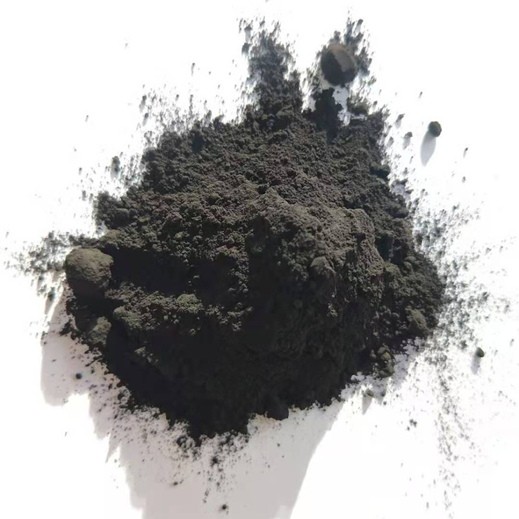 Iron oxide black floor bricks imitate old bricks and black paints with black oxide cement.