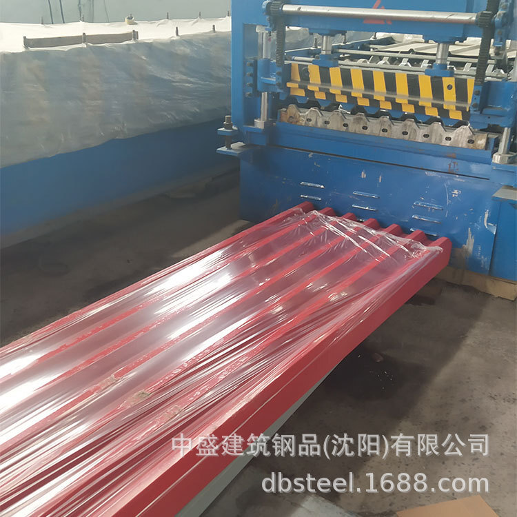 Type v125 colour steel plate 750 colour steel tile plate YX35-125-750 pressure steel plate factory