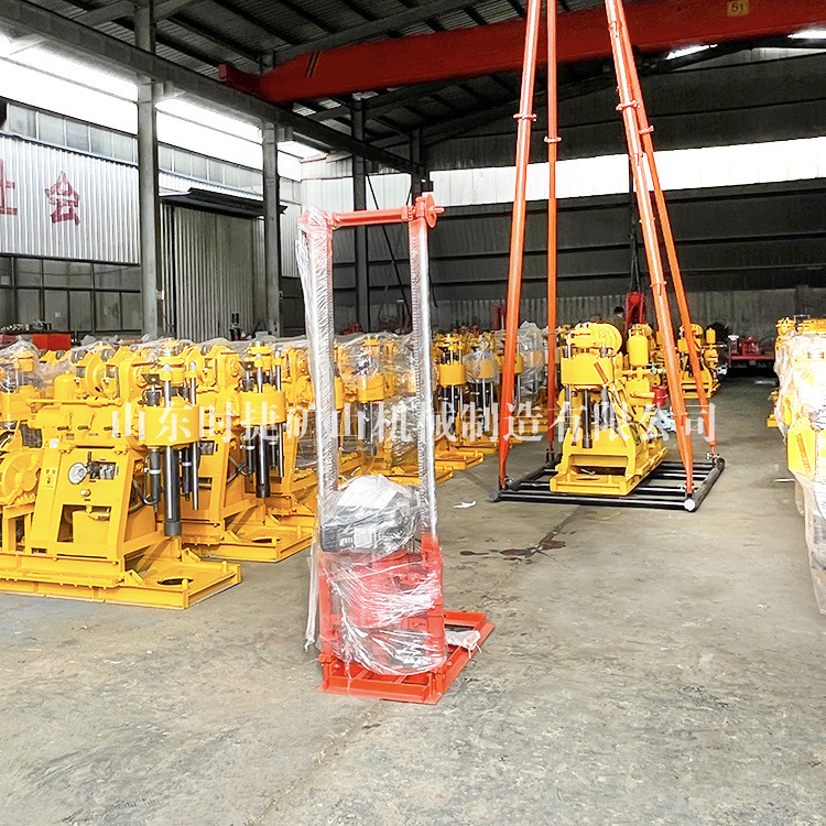 Portable geological exploration core sampling rig 30 metres of concrete drill angle driller